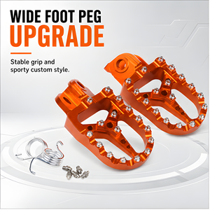 Paires de repose-pieds CNC pour moto, pédales larges pour Dirt Bike <span class=keywords><strong>KTM</strong></span> <span class=keywords><strong>690</strong></span> 125 150 530 1050 1090 1190 1290 ADVENTURE <span class=keywords><strong>ENDURO</strong></span> <span class=keywords><strong>SMC</strong></span> - Product Image 1