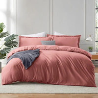 Parure de lit personnalisable en coton tissé blanc moderne 300 fils/pouce² pour hôtel et usage domestique