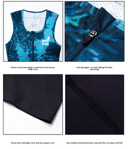 Tuta da Atletica Traspirante Personalizzata Abbigliamento da Allenamento Completo Monopezzo per Uomo - Product Image 2