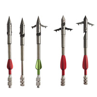 Fléchettes de pêche en acier inoxydable de 130-140 mm, accessoires de chasse en plein air pour lance-pierres