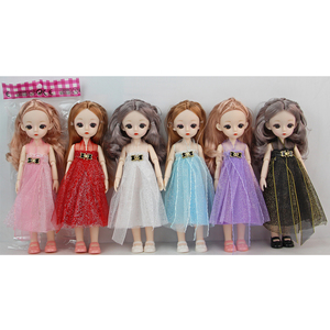 Poupée en PVC souple de 23 cm, 21 articulations mobiles, grands yeux réalistes 3D, plusieurs options de tenues, jouet éducatif et tendance, cadeau - Product Image 4