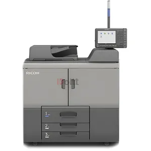 Máquina Fotocopiadora Remanufaturada Preto e Branco A3 Tamanho de papel A4 Máquina Fotocopiadora Usada RICOH Pro 8200s 8210s 8220s Impressora