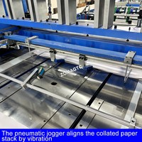 Máquina Automática para Imprimir, Coser y Encuadernar Cuadernos Escolares, Máquina para Hacer Cuadernos de Ejercicios con Encuadernación con Alambre