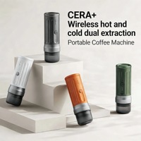 Machine à café italienne portable Cera+ 20 bars haute pression, double extraction chaude et froide, mini machine à expresso pour usage domestique