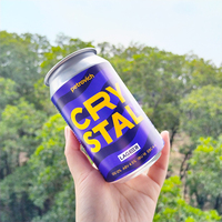 Etiquetas Adhesivas de Vinilo con Código de Barras en Color Morado, Impresas con Logotipo Personalizado, para Botellas de Bebidas, Café o Jugos