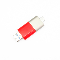 Memoria USB 2 en 1 de 64 GB OTG Tipo C 2.0, Mini Memoria Externa para Teléfono Inteligente
