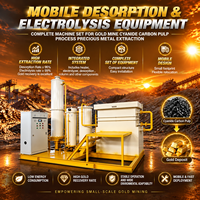 Hocheffiziente Mobile Gold-Desorptions-Elektrolysemaschine für CIL CIP Goldrückgewinnung in Mineralverarbeitungsanlagen