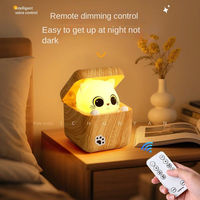 Adorable lampe de nuit LED rechargeable à détecteur de mouvement pour enfants, chambre à coucher, décoration de la maison