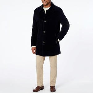 Veste en laine à bas prix de haute qualité avec logo personnalisé imprimé pour hommes Vestes en laine personnalisées grande taille - Product Image 1