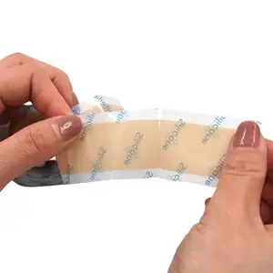 Медицинский класс гипоаллергенный силиконовый гель клейкая Чувствительная лента для кожи