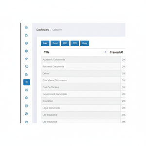 Plataforma de software avanzada de gestión de documentos con flujo de trabajo de documentos automatizado, control de versiones y gestión de accesos - Product Image 1