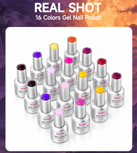 <span class=keywords><strong>Kit</strong></span> de vernis gel couleur unie sur le thème d'Halloween RONIKI, 16 teintes, longue tenue, <span class=keywords><strong>semi</strong></span>-<span class=keywords><strong>permanent</strong></span>, logo personnalisé, fournitures de <span class=keywords><strong>manucure</strong></span> - Product Image 5