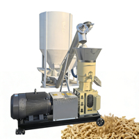Machine de traitement des granulés d'aliments pour animaux de petite taille, haute productivité, 1000 kg/h, avec moteur, pour poissons, poulets, porcs, volailles