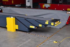 Nuevo transportador de correa telescópico de acero al carbono para componentes centrales Motor de rodamiento PLC y engranaje - Product Image 4