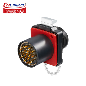 CNLINKO BD24 Đầu Nối Gắn Bảng Cáp Chống Nước Công Nghiệp 19 Chân Bằng Nhựa - Product Image 4