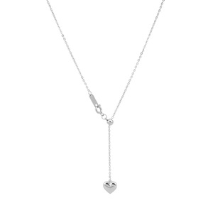 2026 New Simple Niche Design Love Heart Pendant Necklace <b>Titanium</b> Steel Women's Tassel Necklaces Fashion Jewelry Wholesale - Product Image 6