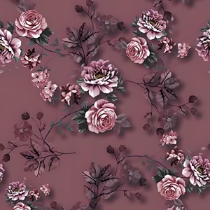 Tela crepé koshibo con estampado digital de diseños múltiples canadienses de 130-135 g/m² para vestidos de mujer. - Product Image 3