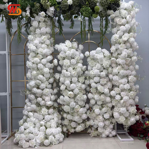 SMOOTH Factory Handmade <b>Wedding</b> Events Party Decoration White Artificial Rose Flower <b>Runners</b> - Product Image 1