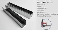 P88 1222J U Crown Grappas Épingles de canapé Agrafes Clous de rembourrage galvanisés pour meubles 1222J U Crown Wires