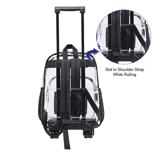 <span class=keywords><strong>Mochila</strong></span> de PVC transparente rodante de seguridad resistente al frío <span class=keywords><strong>con</strong></span> <span class=keywords><strong>ruedas</strong></span> <span class=keywords><strong>mochila</strong></span> transparente - Product Image 4