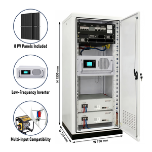 5-10kW 20kWh Kompaktes IP65-zertifiziertes Energiespeicher-Off-Grid-System Skalierbare LiFePO4-Batterie CAN-Kommunikation Solarpanel für Zuhause - Product Image 3