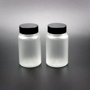 120cc 150cc transparent frost candy medical plastic frost vitamin plastic pill bottles with frost cap