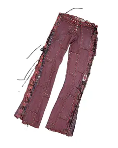 ZhuoYang Kleidung Mode Denim hohe taille stretch Patchwork Bürsten Denim Hosen Freizeit Streetwear Denim Jeans für Damen