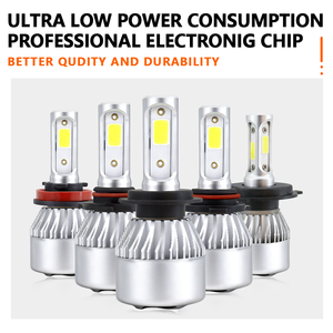 Bombillas LED COB S2 Universales de 36W para Faros Delanteros de Automóvil, Luz Alta/Baja H4 12V 8000 Lúmenes 6500K/6000K - Product Image 5