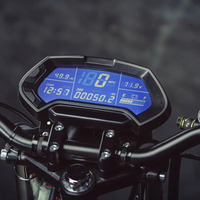 Compteur de vitesse numérique universel programmable CT-22 avec écran LCD 48V 72V 120V, neuf, en plastique, pour moto électrique