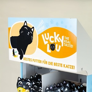 Exhibidor de Alimentos para Mascotas de Cartón, Fácil de Ensamblar, Personalizado al por Mayor, Exhibidor de Piso ARRITEC ARTP-0687 - Product Image 3