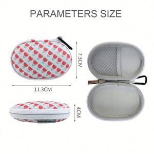 Custom Colorful Small EVA Electronic Accessories Bag Travel Portable EVA Earphone <b>Case</b> Cute <b>Hard</b> <b>Shell</b> EVA Charger <b>Case</b> - Product Image 6