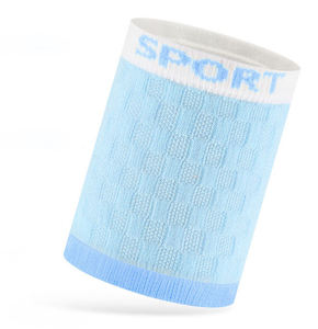 Support de poignet unisexe en coton doux, élastique, respirant et compressif pour l'entraînement, la course, le fitness, le tennis - Protège-poignet tricoté pour le sport - Product Image 2