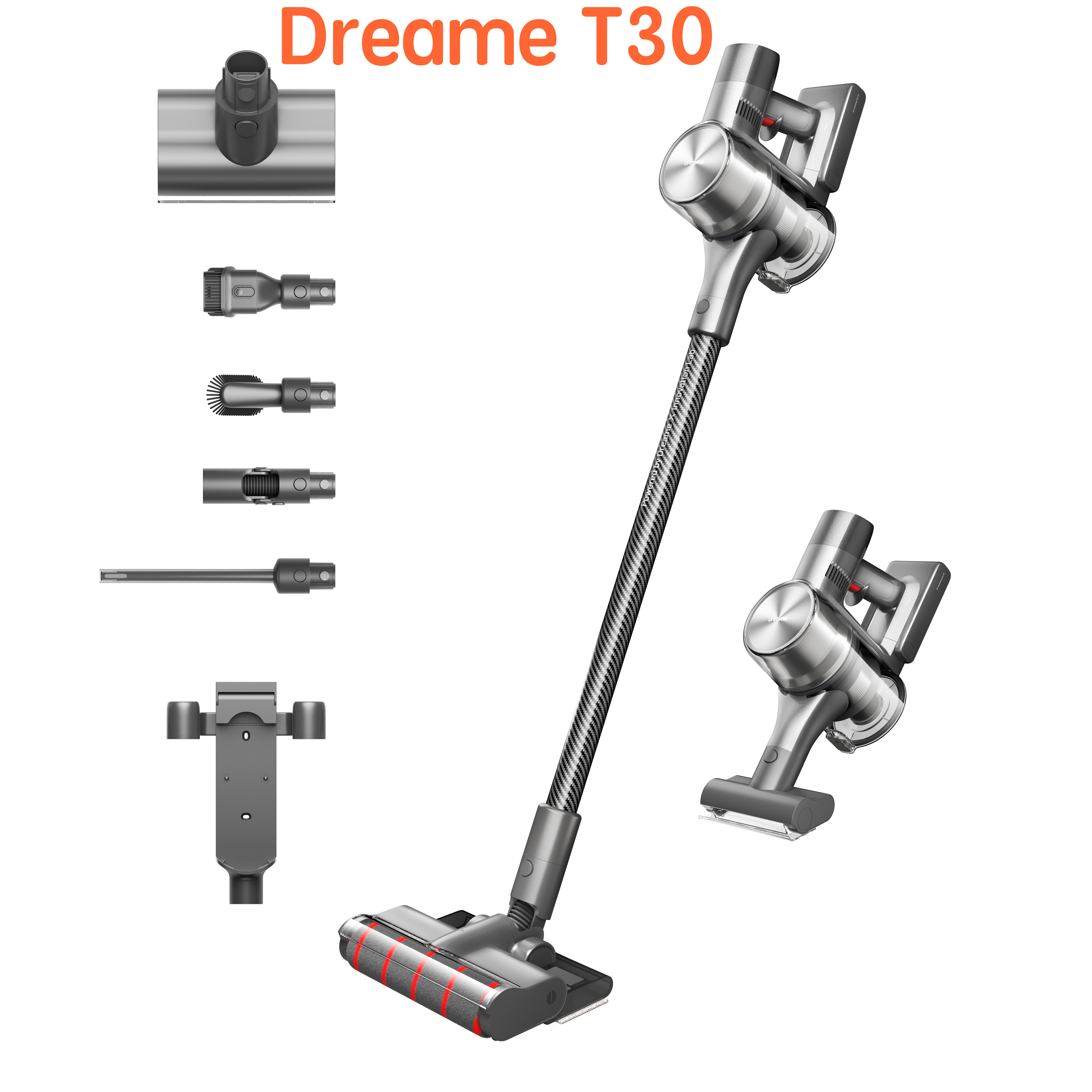 Dreame T30 amazon 190aw 27kpa handheld portable wet and dry wireless cordless stick vacuum cleaner