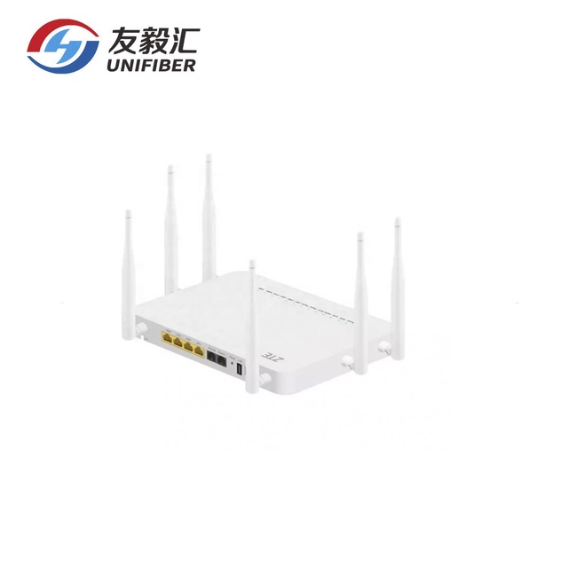 4GE+3FE+2POTS+USB Dual Band Wifi 2.4G&5G GPON ONU ONT Router 6 Antenna F680