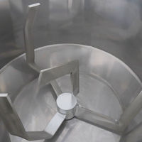 Mélangeur conique à double vis en acier inoxydable FENGLI 380V, capacité de 100 kg, pour granulés plastiques, mélange d'additifs, moulage par injection