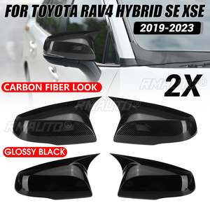 Pair Car Side Rearview <b>Mirror</b> Cover Cap <b>Mirror</b> <b>Shell</b> Case for Toyota RAV4 2019-2023 Rear View <b>Mirror</b> Cover Cap - Product Image 1