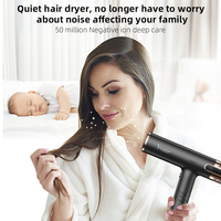 Sèche-cheveux professionnel à moteur sans balais, silencieux, à ions négatifs et haute vitesse, pour usage domestique et en salon commercial – Vente en gros usine
