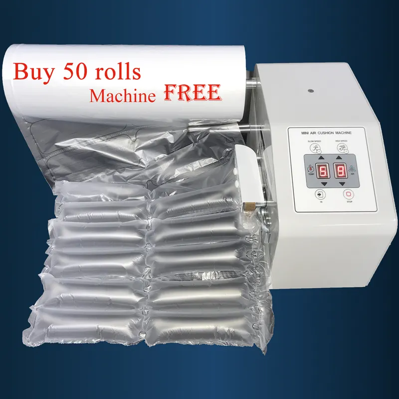 Sıcak satış Mini yüksek hızlı hava kabarcıklı Film makinesi rulo yastık makinesi/hava yastığı makinesi
