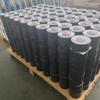 Échantillon gratuit de ruban adhésif en aluminium noir renforcé conducteur résistant à la chaleur de haute qualité pour réfrigérateur