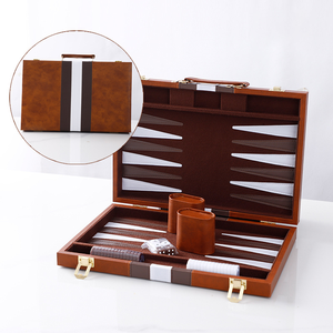 2 giocatori Set di <span class=keywords><strong>Backgammon</strong></span> classico <span class=keywords><strong>gioco</strong></span> da tavolo portatile da viaggio <span class=keywords><strong>Backgammon</strong></span> Set - Product Image 1