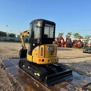Nouvel arrivage : Mini-excavatrice d'occasion la moins chère Cat303E Cat303.5E, machine de construction hydraulique sur chenilles avec peu d'heures de travail - Product Image 1