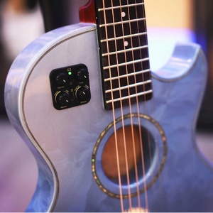 Guitarra Electroacústica Ultrafina de Madera Maciza con Efectos de Sonido Integrados, Altavoz Compacto Incorporado, Resonancia; 41 Pulgadas, Sólida - Product Image 3