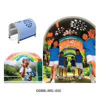 Tunnel de jeu extérieur pour enfants TongLeFang, idéal pour les jardins d'enfants et les aires de jeux de parc.
