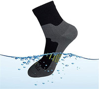 100% Chaussettes d'équipage respirantes imperméables Merino Thermal Line Outdoor Hiking Ski Cycling Chaussettes