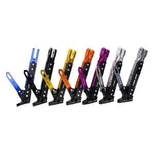 Support latéral de moto usiné CNC sur mesure, anodisé, pour moto tout-terrain et trottinette électrique, usinage par électroérosion à fil - Product Image 4