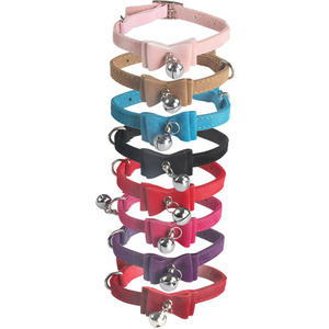 PawLuxe Luxus-Halsband |   Personalisiertes Hochwertiges Plüsch-Samt-Halsband mit Cartoon-Muster und Niedlichem Glockenverschluss für Kleine Katzen & Hunde - Product Image 2