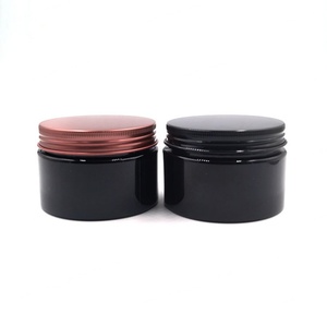 60ml 80ml 100ml 120ml 200ml 250ml 300ml 500ml Hair Care Gel Beeswax Pomade Container 150ml Black <b>Plastic</b> Hair Grease <b>Jars</b> - Product Image 5