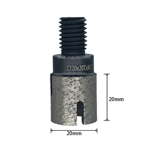 Embouts <span class=keywords><strong>de</strong></span> doigt CNC en diamant <span class=keywords><strong>de</strong></span> qualité européenne D20x20TxM12 embout incrémental en diamant <span class=keywords><strong>de</strong></span> segment <span class=keywords><strong>de</strong></span> couronne pour granit/quartz - Product Image 2
