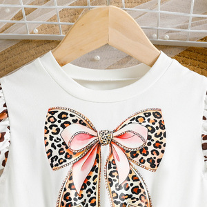 Abito estivo da principessa a maniche corte con stampa estiva per <span class=keywords><strong>bambina</strong></span> da 3 a 10 anni, lunghezza al ginocchio, linea ad A - Product Image 3