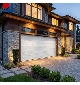 <span class=keywords><strong>Porte</strong></span> de garage <span class=keywords><strong>sectionnelle</strong></span> en acier isolé de qualité supérieure, <span class=keywords><strong>porte</strong></span> de garage automatique à panneaux sandwich solides pour usage résidentiel - Product Image 3